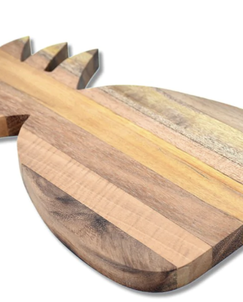 Outta Many One Wood Pineapple Board